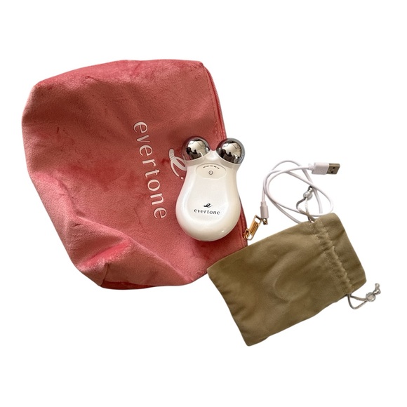 Other - Evertone micro current Facial Toning Device with pink pouch accessory